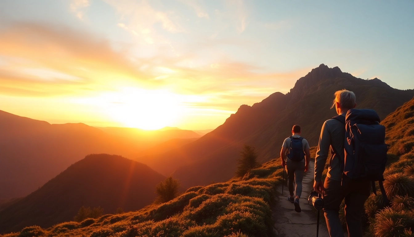 Portable hiking shoes and gear ready for an inspiring hike in Indonesia's scenic countryside.