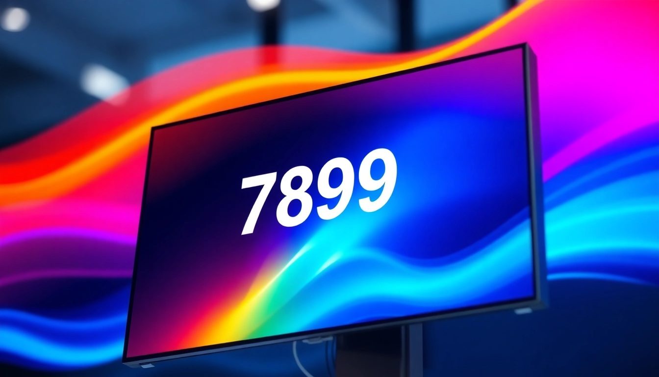 Visually appealing visual highlighting the 789F link with clear call-to-action on a high-tech digital device, encouraging user interaction and trust.