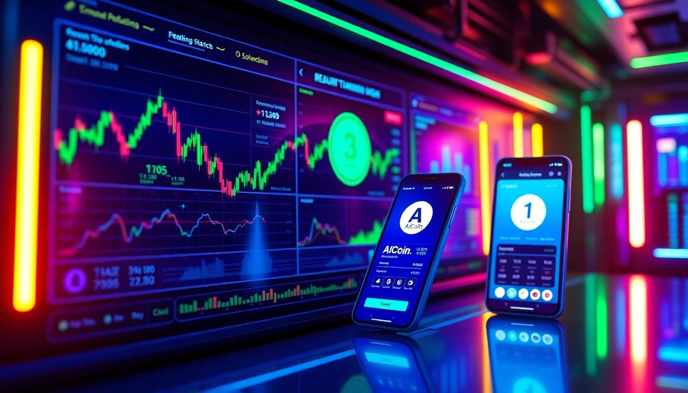 Efficient aicoin下载 interface featuring real-time market data, security symbols, and device compatibility icons for seamless trading and analysis.