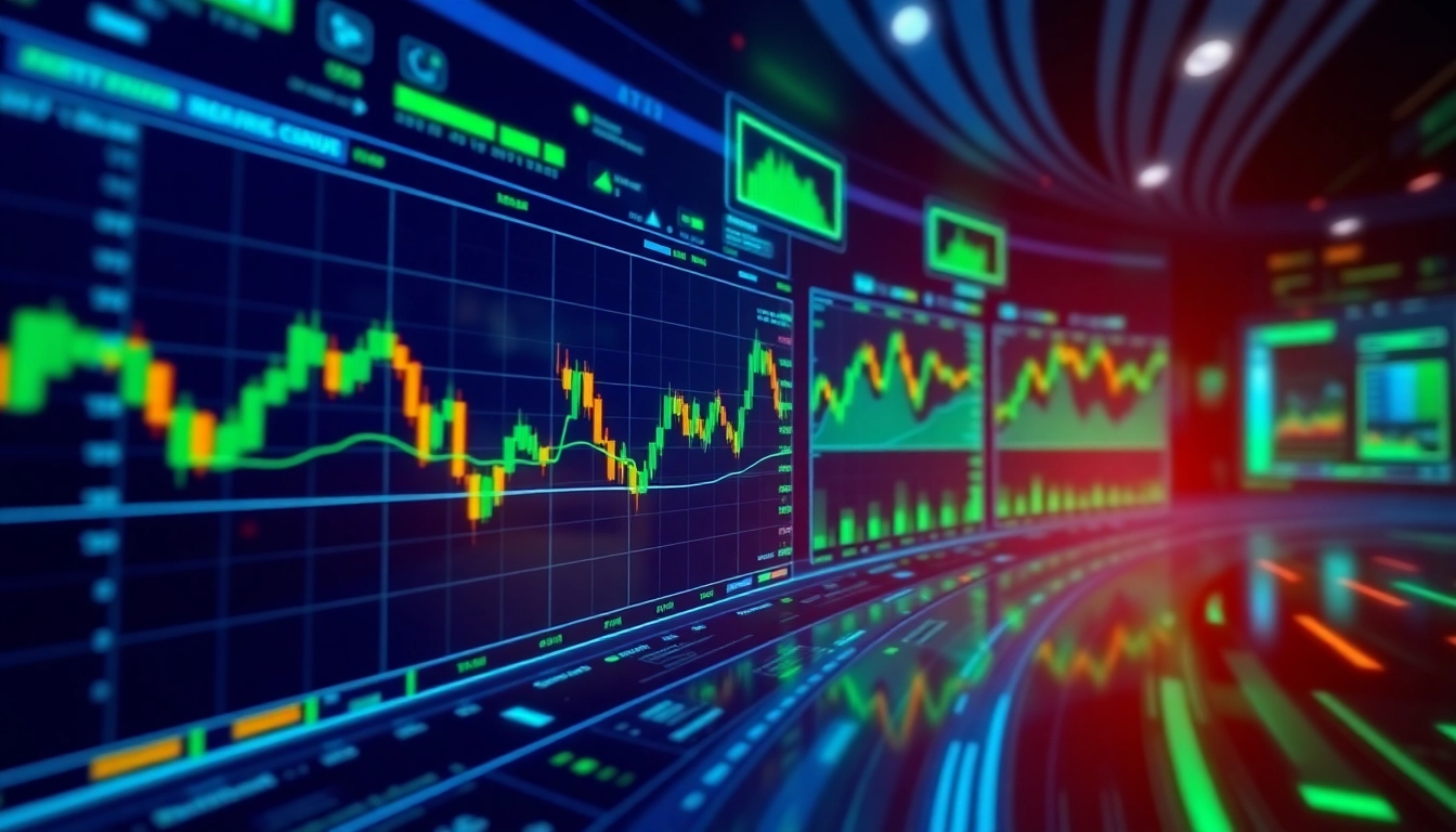 Crypto exchange platform with active trading charts and digital assets for seamless crypto