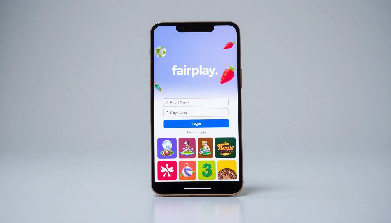 Easy fairplay login process on a mobile device showcasing sports and casino options for Indian users.