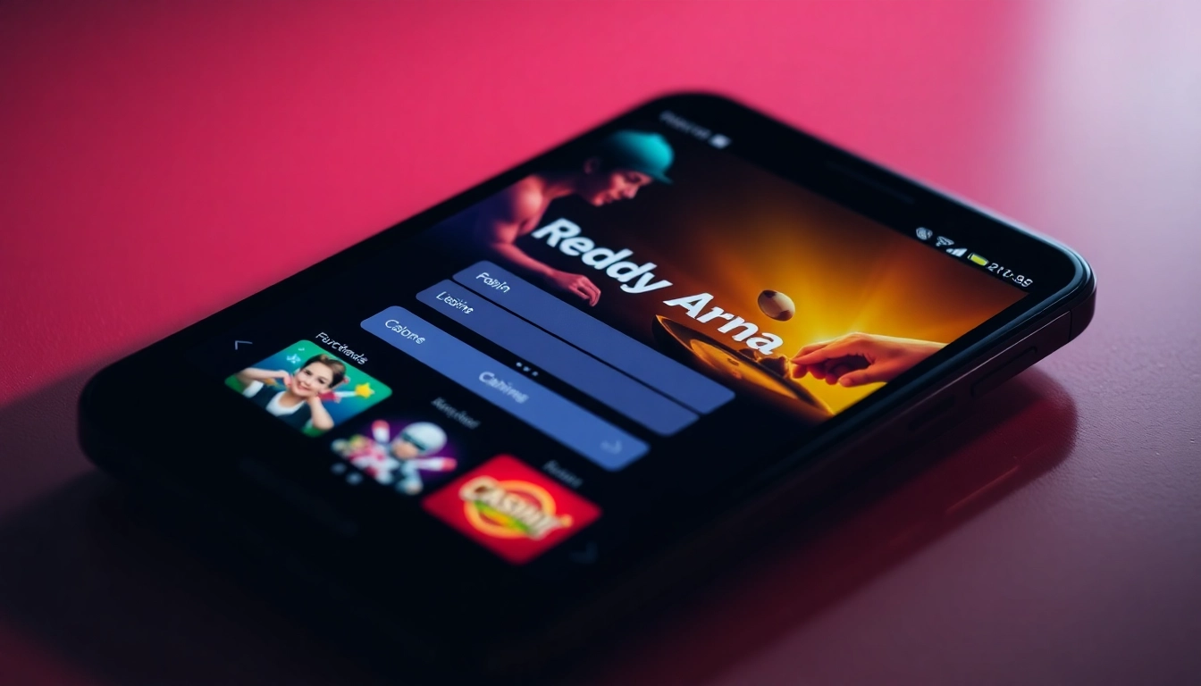 Secure and user-friendly Reddy Anna Login page shown on a smartphone screen for sports betting and casino access, highlighting quick login features.
