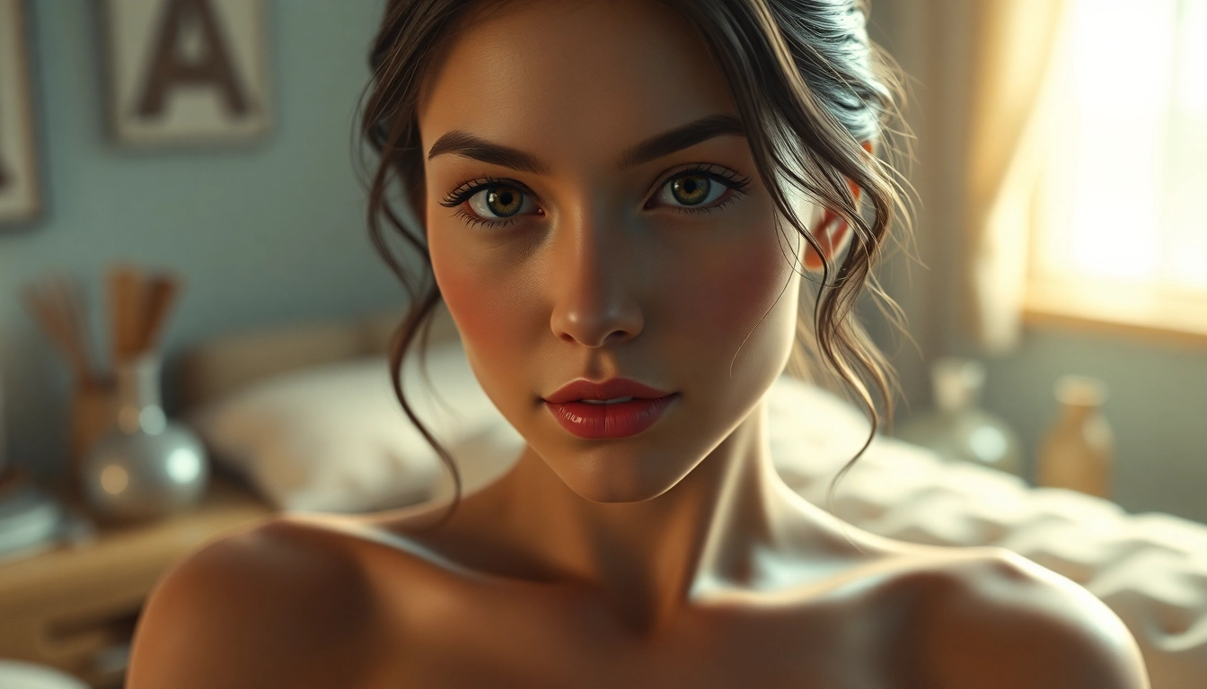 High-quality NSFW AI generator in action creating realistic female characters with detailed facial expressions and textures, inspiring creators and artists alike.