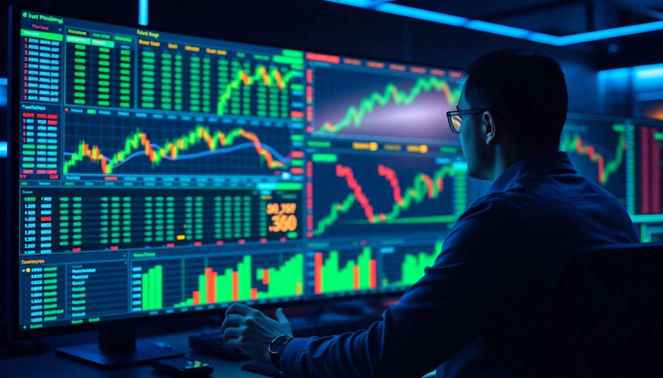 Trading view platform displaying advanced market charts and trading tools for traders and investors